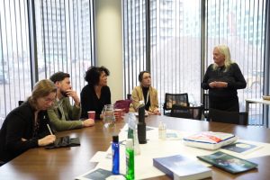 House of Commons Science, Innovation and Technology Select Committee Chair Chi Onwurah MP, Janet Hemingway, Founding Director of iiCON